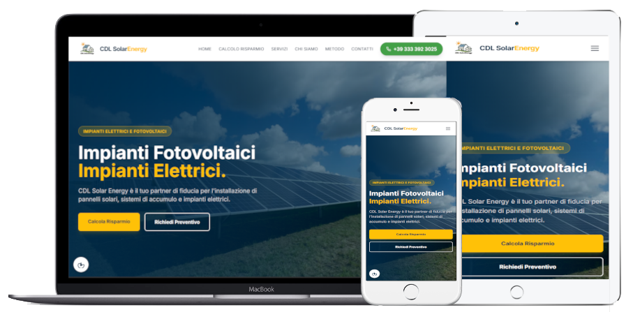 CDL SolarEnergy website preview