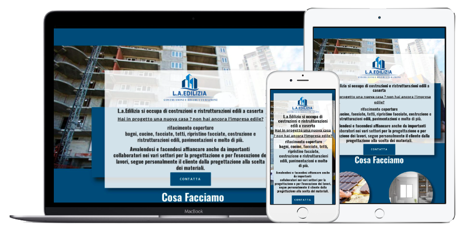 L.A. Edilizia website preview